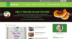 Desktop Screenshot of congtynamlimxanh.com